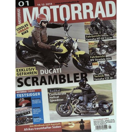Motorrad Nr.1 / 19 Dezember 2014 - Ducati Scrambler