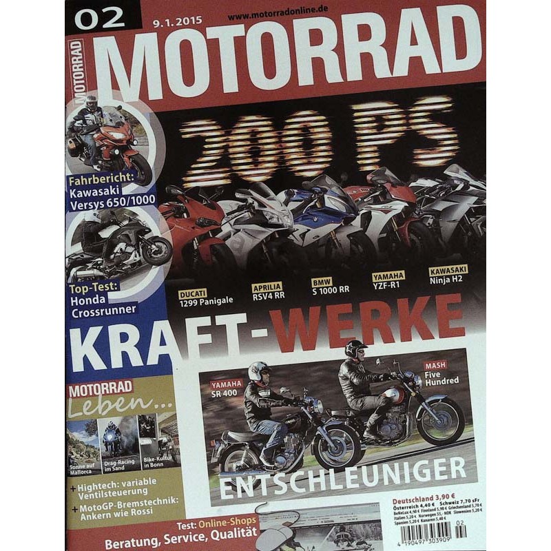 Motorrad Nr.2 / 9 Januar 2015 - Kraft-Werke