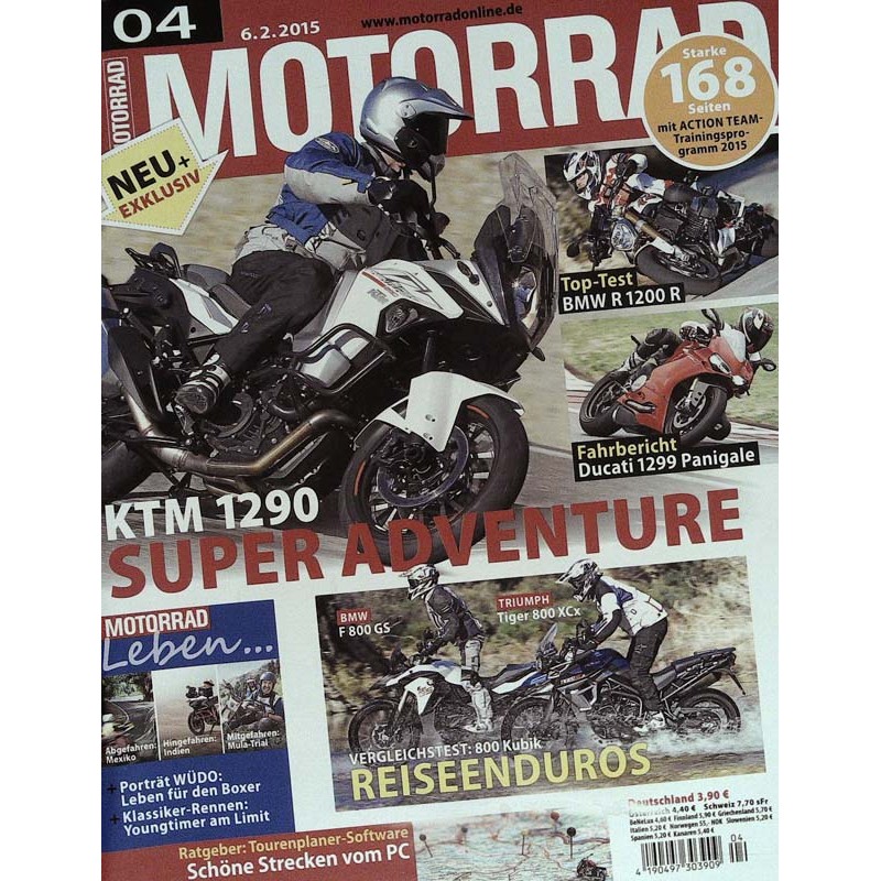 Motorrad Nr.4 / 6 Februar 2015 - KTM 1290 Super Adventure