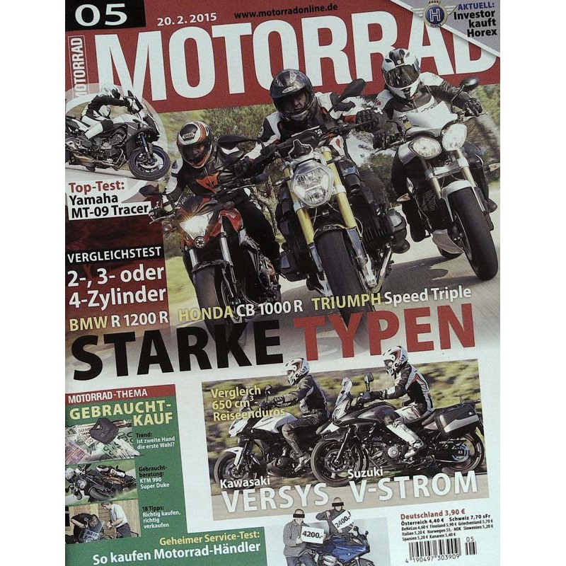 Motorrad Nr.5 / 20 Februar 2015 - Starke Typen