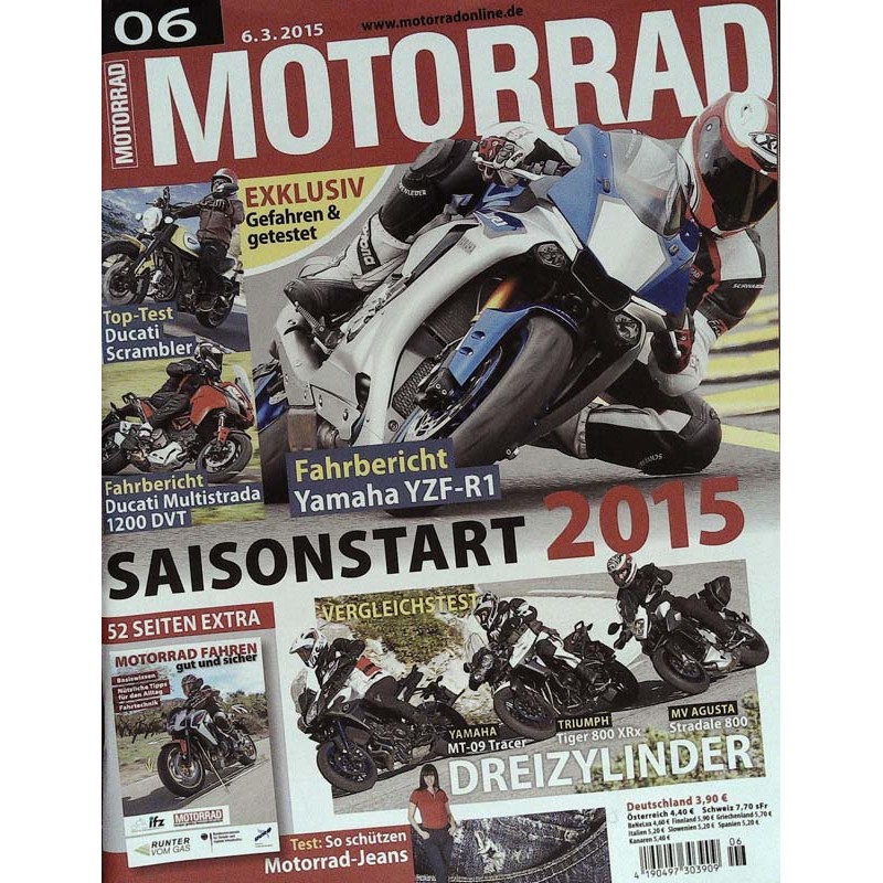 Motorrad Nr.6 / 6 März 2015 - Saisonstart 2015