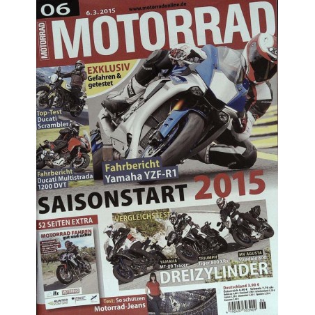 Motorrad Nr.6 / 6 März 2015 - Saisonstart 2015