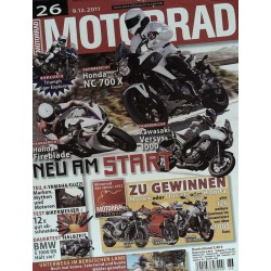 Motorrad Nr.26 / 9 Dezember 2011 - Neu am Start