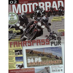 Motorrad Nr.2 / 7 Januar 2011 - Fahrspaß Pur