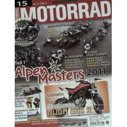 Motorrad Nr.15 / 8 Juli 2011 - Alpenmasters Teil 1