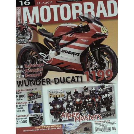 Motorrad Nr.16 / 22 Juli 2011 - Wunder Ducati 1199