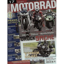 Motorrad Nr.17 / 5 August 2011 - Druck Sache