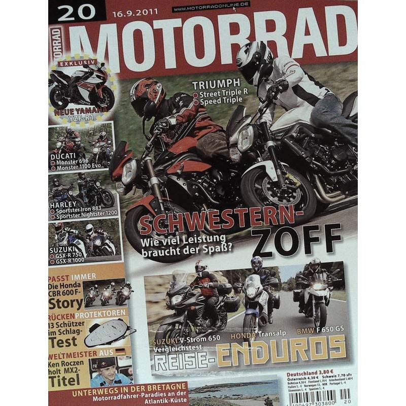 Motorrad Nr.20 / 16 September 2011 - Schwestern-Zoff