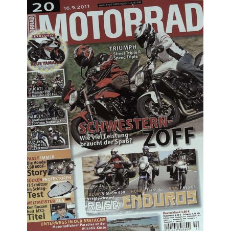 Motorrad Nr.20 / 16 September 2011 - Schwestern-Zoff