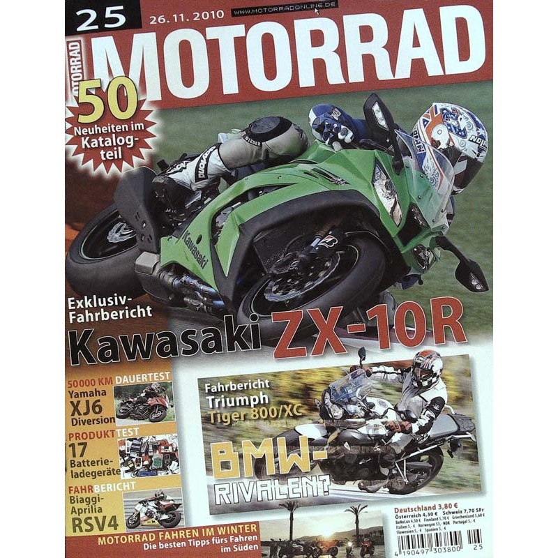 Motorrad Nr.25 / 26 November 2010 - Kawasaki ZX-10R