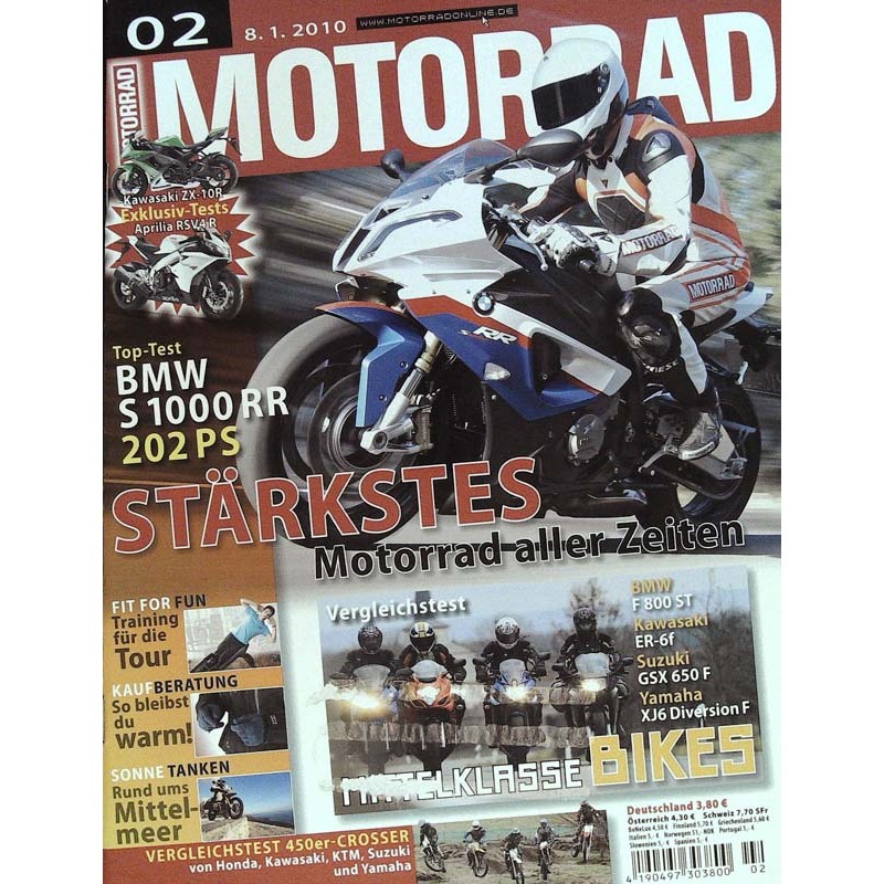 Motorrad Nr.2 / 8 Januar 2010 - BMW S 1000 RR