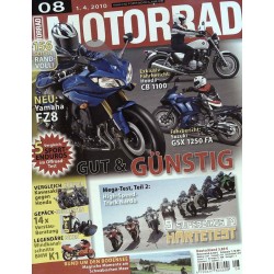 Motorrad Nr.8 / 1 April 2010 - Gut und Günstig