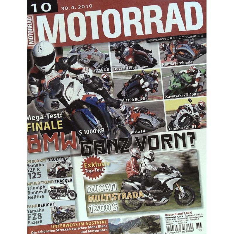 Motorrad Nr.10 / 30 April 2010 - BMW ganz vorn?