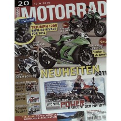 Motorrad Nr.20 / 17 September 2010 - Neuheiten 2011