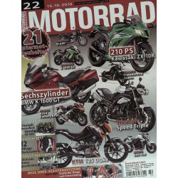 Motorrad Nr.22 / 15 Oktober 2010 - 21 Intermot-Neuheiten