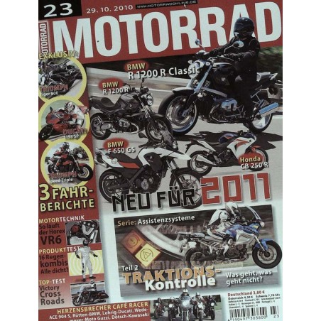 Motorrad Nr.23 / 29 Oktober 2010 - Neu für 2011