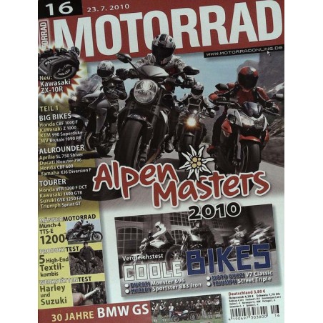Motorrad Nr.16 / 23 Juli 2010 - Alpen Masters