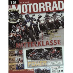 Motorrad Nr.18 / 20 August 2010 - Die neue Mittelklasse