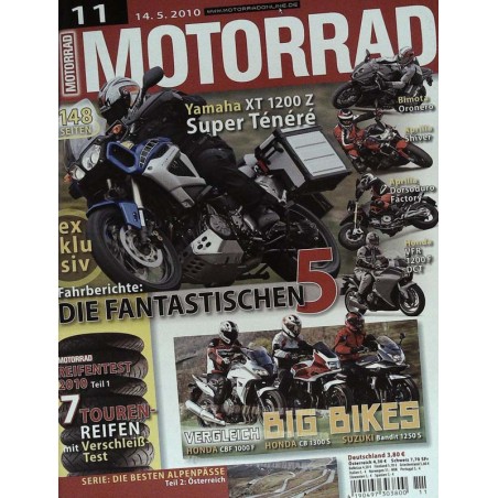 Motorrad Nr.11 / 14 Mai 2010 - Die Fantastischen 5