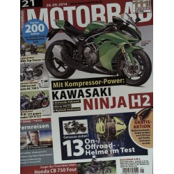 Motorrad Nr.21 / 26 September 2014 - Kawasaki Ninja H2