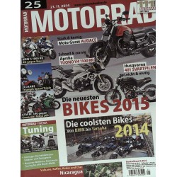 Motorrad Nr.25 / 21 November 2014 - Die neuesten Bikes 2015