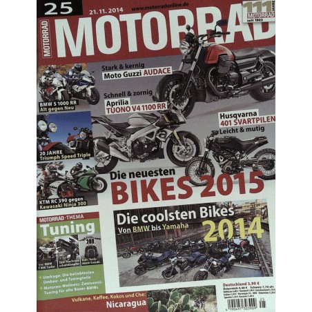Motorrad Nr.25 / 21 November 2014 - Die neuesten Bikes 2015