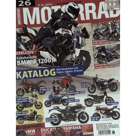 Motorrad Nr.26 / 5 Dezember 2014 - BMW R 1200 R