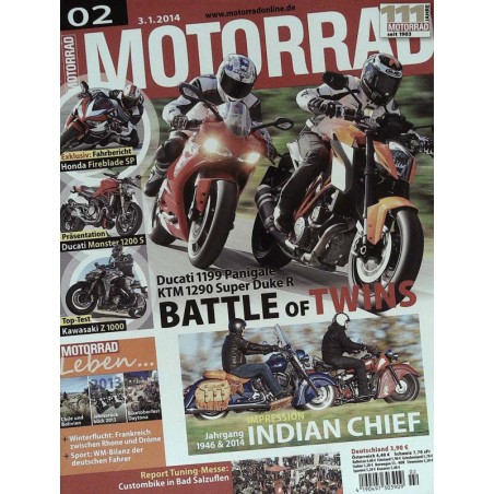 Motorrad Nr.2 / 3 Januar 2014 - Battle of Twins