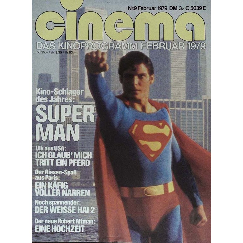 CINEMA 9/79 Februar 1979 - Superman
