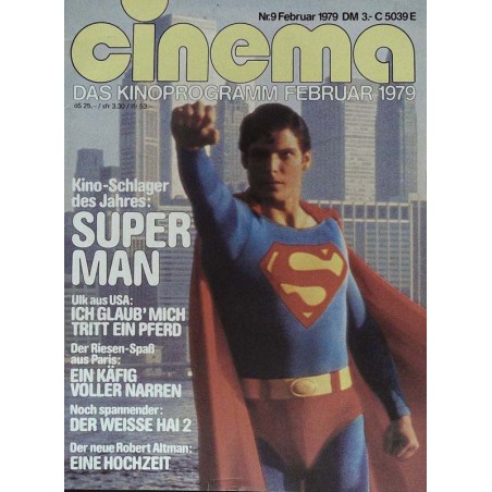 CINEMA 9/79 Februar 1979 - Superman