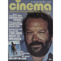 CINEMA 7/78 November 1978 - Bud Spencer