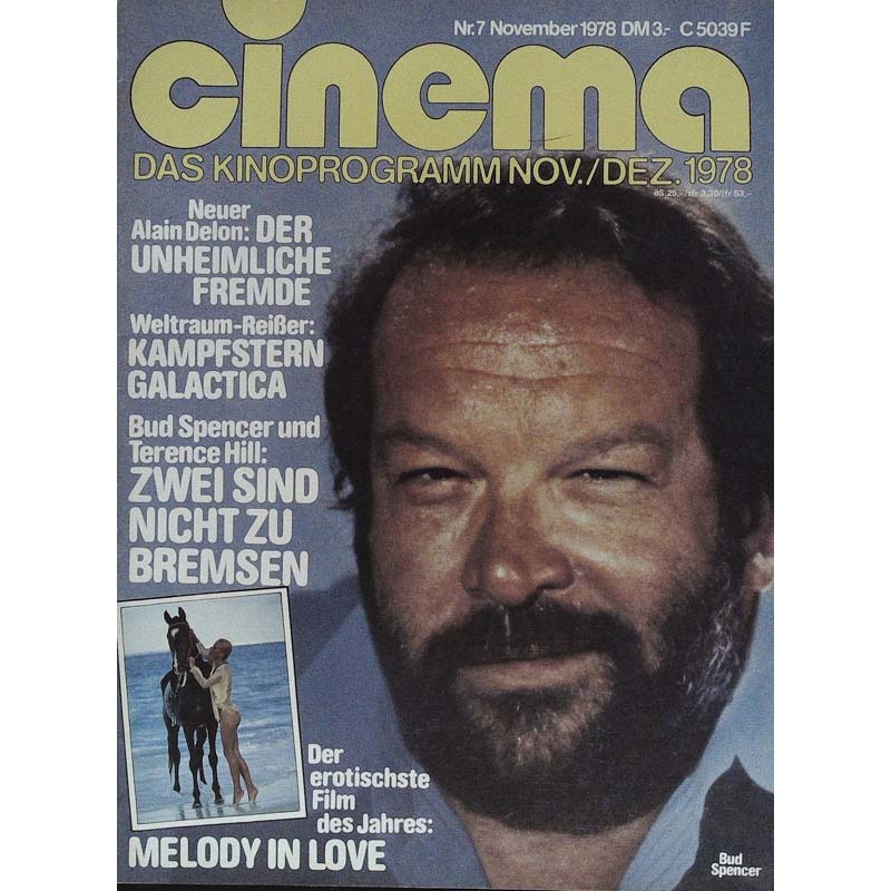 CINEMA 7/78 November 1978 - Bud Spencer