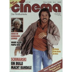CINEMA 10/85 Oktober 1985 - Schimanski / Götz George
