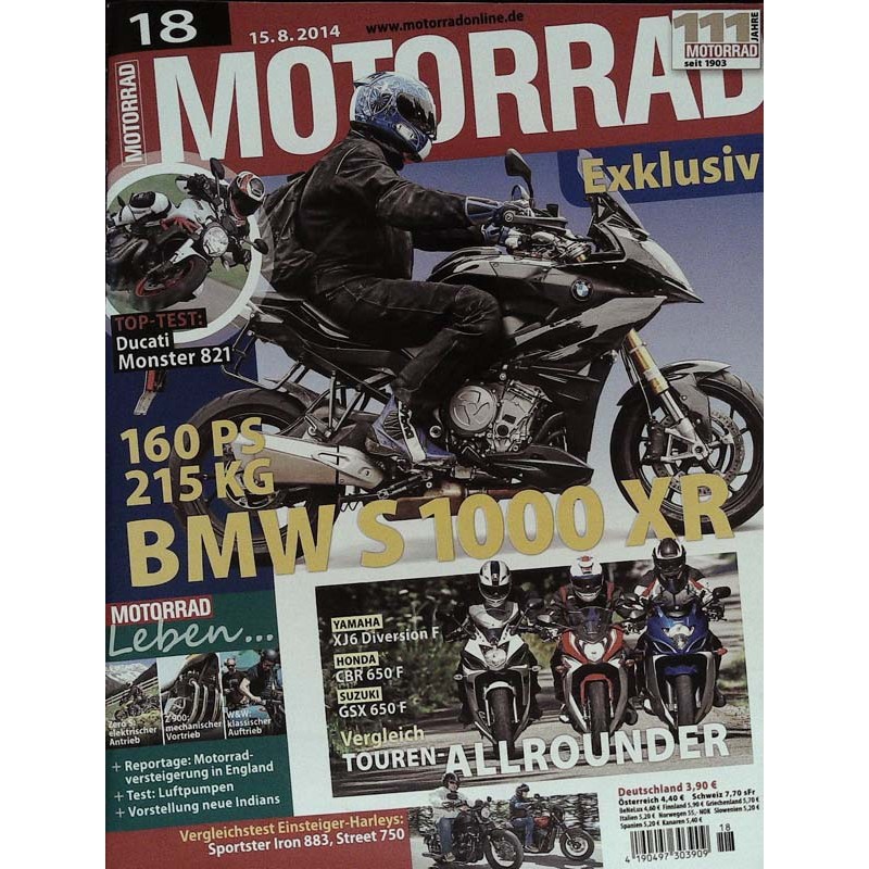 Motorrad Nr.18 / 15 August 2014 - BMW S 1000 XR