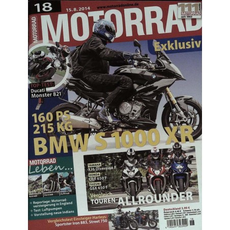 Motorrad Nr.18 / 15 August 2014 - BMW S 1000 XR
