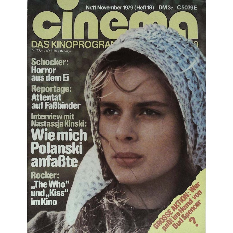 CINEMA 11/79 November 1979 - Wie mich Polanski anfasste