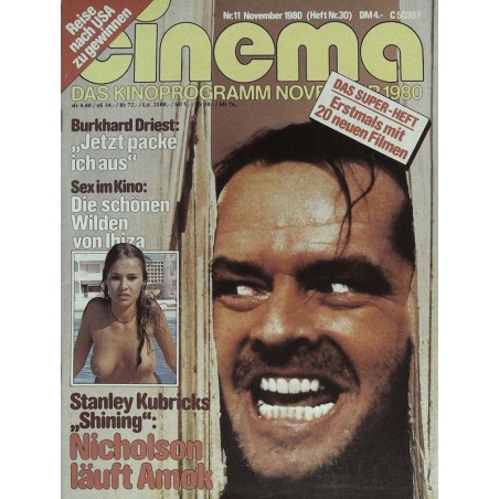 CINEMA 11/80 November 1980 - Nicholson läuft Amok