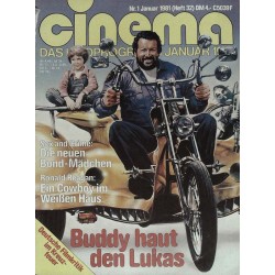 CINEMA 1/81 Januar 1981 - Buddy haut den Lukas