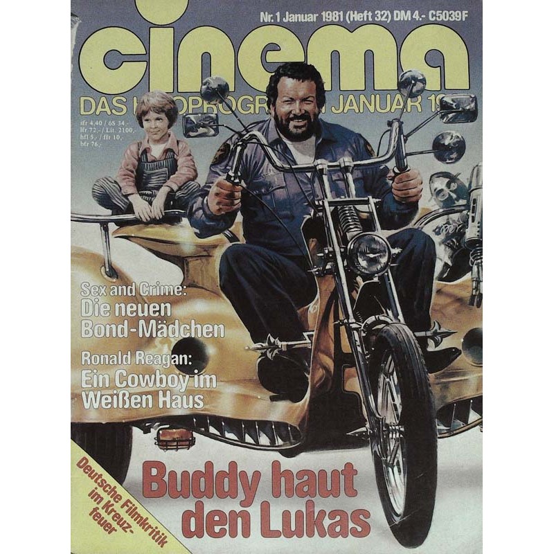 CINEMA 1/81 Januar 1981 - Buddy haut den Lukas