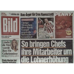 Bild Zeitung Freitag, 16 Januar 2026 - Chefs & Lohnerhöhung!