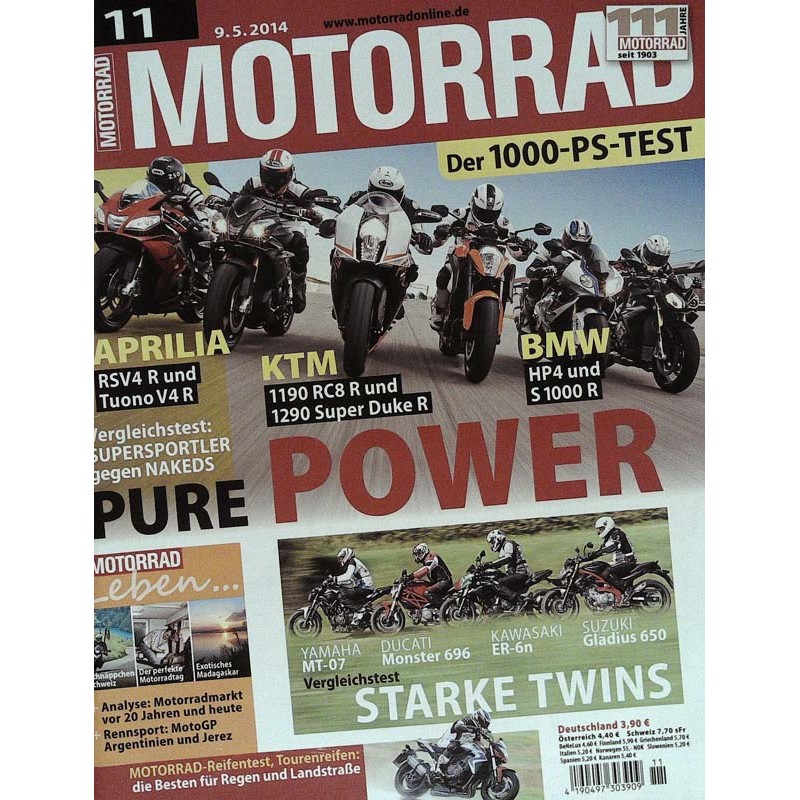 Motorrad Nr.11 / 9 Mai 2014 - Pure Power