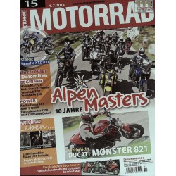 Motorrad Nr.15 / 4 Juli 2014 - 10 Jahre Alpen-Masters
