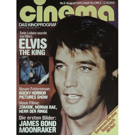 CINEMA 8/79 August 1979 - Elvis the King