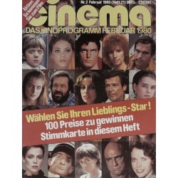 CINEMA 2/80 Februar 1980 - Lieblings-Star