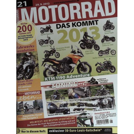 Motorrad Nr.21 / 28 September 2012 - KTM 1190 Adventure
