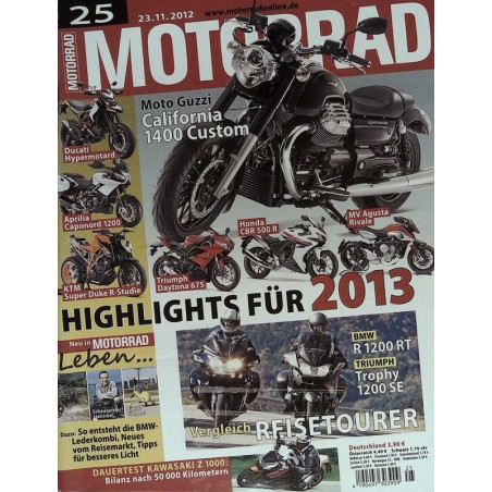 Motorrad Nr.25 / 23 November 2012 - Moto Guzzi California 1400 Custom