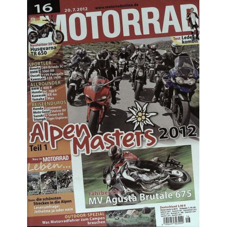 Motorrad Nr.16 / 20 Juli 2012 - Teil 1 Alpen Masters 2012