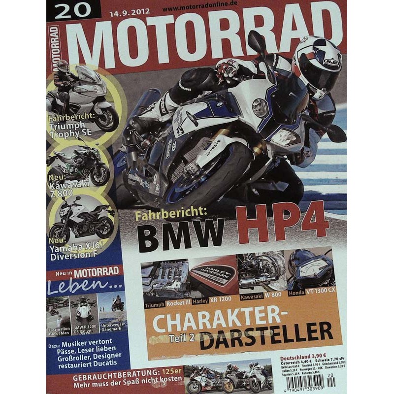 Motorrad Nr.20 / 14 September 2012 - BMW HP4