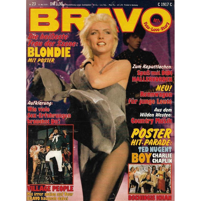 BRAVO Nr.23 / 31 Mai 1979 - Blondie, die heißeste Frau