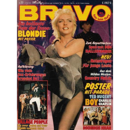 BRAVO Nr.23 / 31 Mai 1979 - Blondie, die heißeste Frau